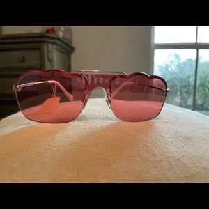 Miu Miu | Accessories | Miu Miu Nwt Pink Scalloped  display picture 2
